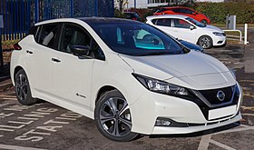 2018 Nissan Leaf Tekna Front.jpg